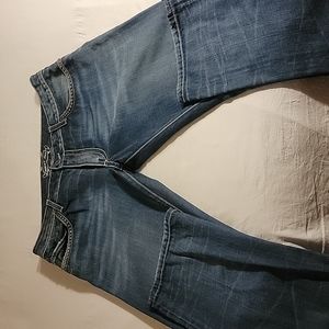 Authentic Men's Robin blue jeans.